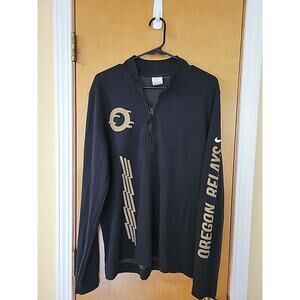 Nike Oregon Relays Running dri fit long sleeve 1/4 zip pullover Sz Medium 2023